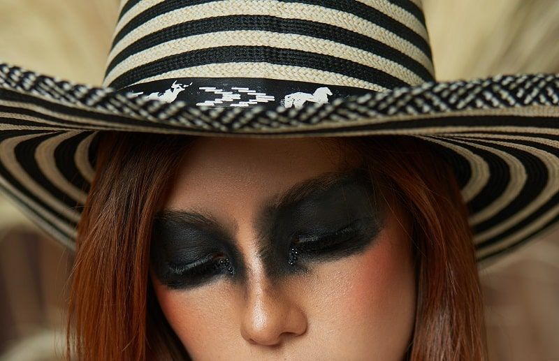 chapeau rayure