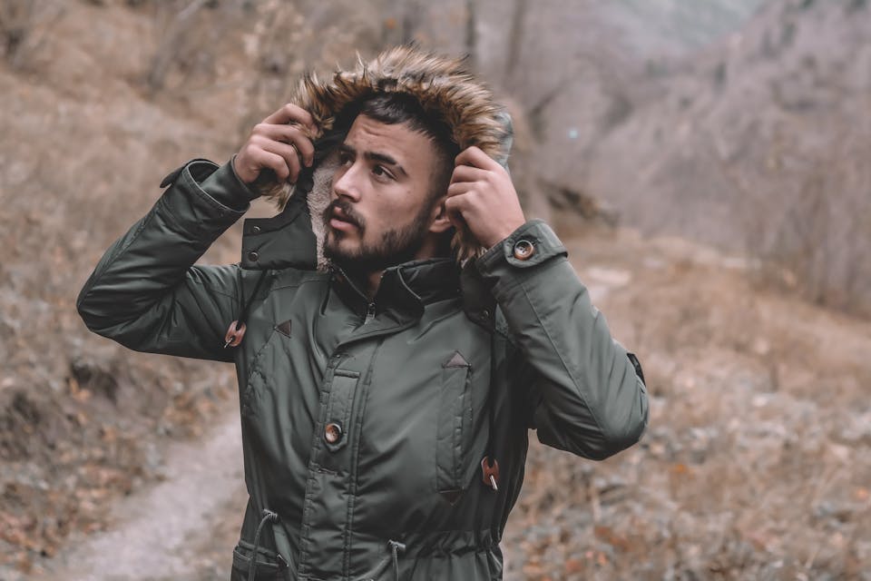 Parkas déperlentes pour homme